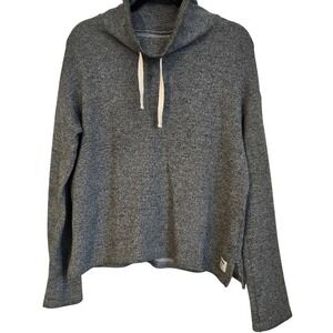 Roots Heather Grey Cowl Neck Pullover Sweater Long Sleeve Casual Size S P‎